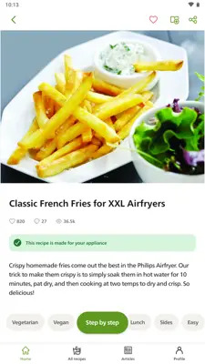 Kitchen+ Airfryer recipes android App screenshot 1