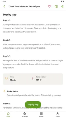 Kitchen+ Airfryer recipes android App screenshot 4